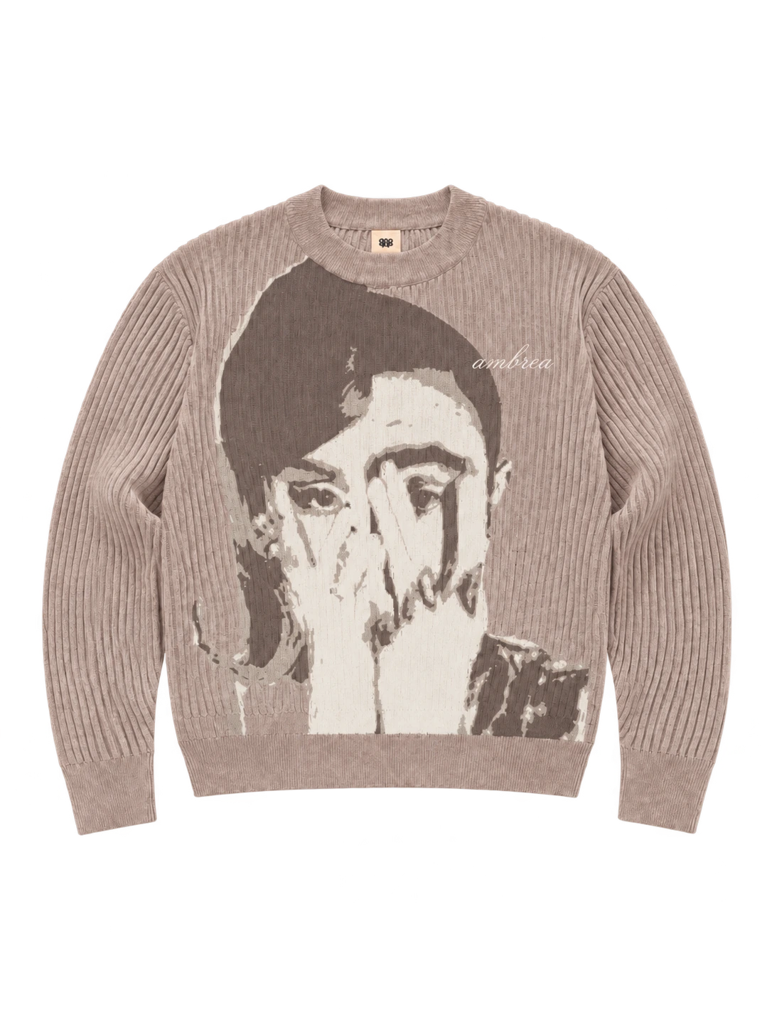 MAC 02 - KNIT krem, tampak depan